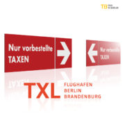 Nur vorbestellte Taxen TXL